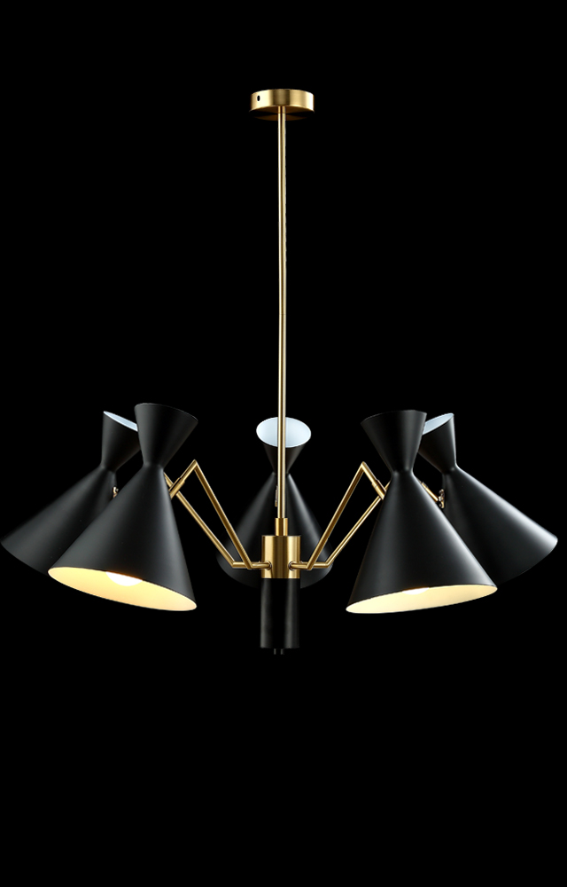 Люстра Crystal Lux JOVEN SP5 GOLD/BLACK фото